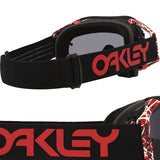 Oakley Airbrake Goggles Eddie Red Dark Grey Lens
