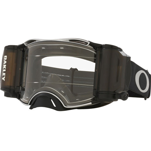 Oakley Airbrake Roll Off Goggles Tuff Blocks Black Gunmetal Clear Lens