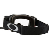 Oakley Airbrake Roll Off Goggles Tuff Blocks Black Gunmetal Clear Lens