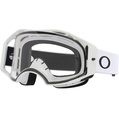 Oakley Airbrake Lite Goggles Matte White Clear Lens