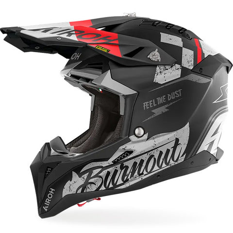 Airoh Aviator 3 Monarch Burnout Matt MX Helmet