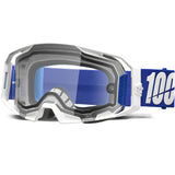 100% Armatic Enduro Goggles Blue - Clear Lens
