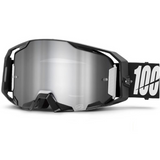 100% ARmatic Goggles Black - Mirror Silver Flash Lens