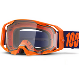 100% ARmatic Goggles Neon Orange - Clear Lens