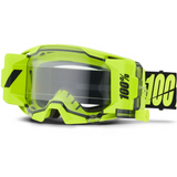 100% ARmatic Forecast Goggles Neon Yellow - Clear Lens