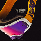 100% Armega Goggle Difenbak - Mirror Purple Lens