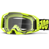100% ARmatic Goggles Neon Yellow - Clear Lens