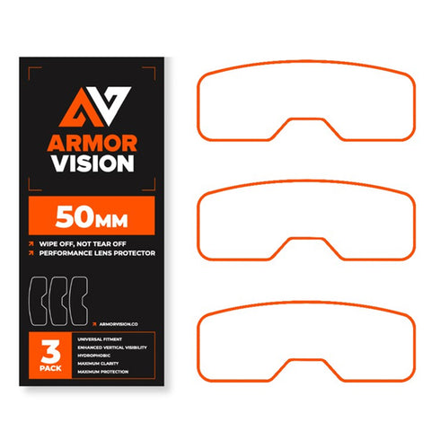 Armor Vision 2.0 HPPF High Performance Lens Protector 50mm - 3 Pack
