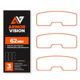 Armor Vision 2.0 HPPF High Performance Lens Protector 62mm - 3 Pack