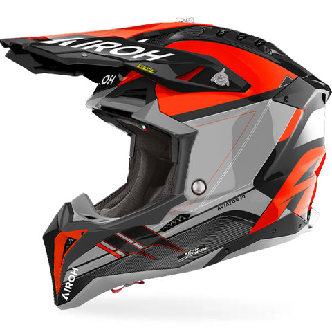 Airoh Aviator 3 Saber Orange Gloss