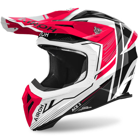 Airoh Aviator Ace 2 Engine Red Gloss Helmet