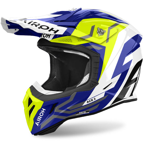 Airoh Aviator Ace 2 Ground Yellow Gloss Helmet