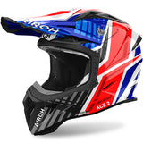 Airoh Aviator Ace 2 Proud Blue Red Gloss Helmet