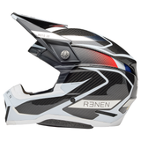 2025 Bell Moto-10 Spherical MIPS Motocross Helmet Renen Raycon Matte Gloss Black White