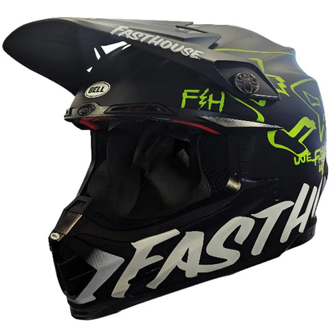 Bell Moto-9S Flex Motocross Helmet Black Yellow