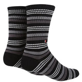 Kecks Crew Sock Black Stripe