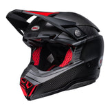 2025 Bell Moto-10 Spherical MIPS Motocross Helmet Satin Gloss Black Red