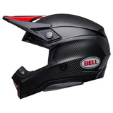 2025 Bell Moto-10 Spherical MIPS Motocross Helmet Satin Gloss Black Red