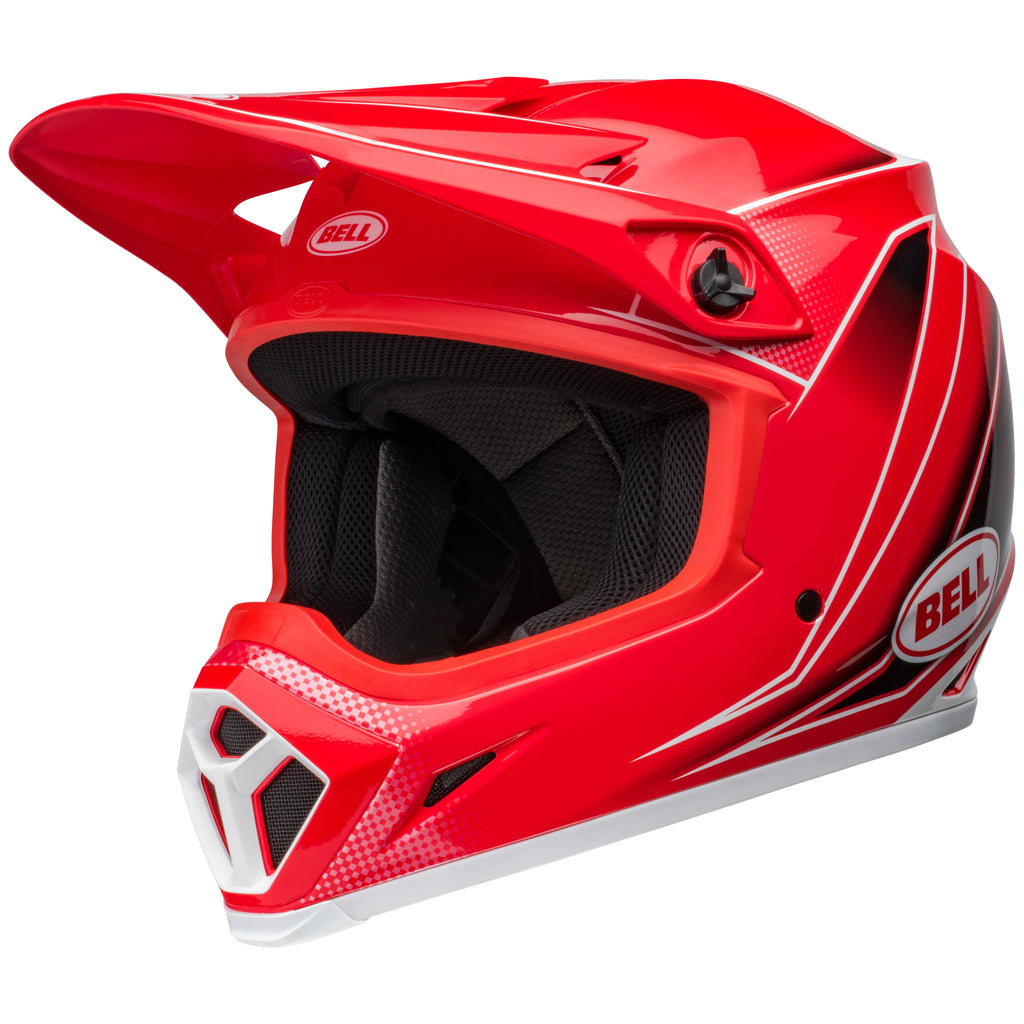 Bell MX 9 MIPS Adult Motocross Helmet Zone Red AT Motocross