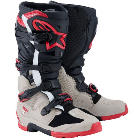 Alpinestars Tech 7 Enduro Boots - Black Gray Red
