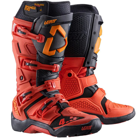 2026 Leatt 4.5 Hydradri  Enduro Boots Burn Red