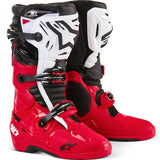 Alpinestars Tech 10 Enduro Boots Bright Red Black White