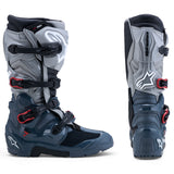 Alpinestars Tech 7 Drystar Enduro Boots Dark Grey Mid Grey Bright Red