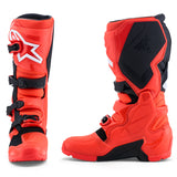 Alpinestars Tech T Boots Red Fluo Black Bright Red