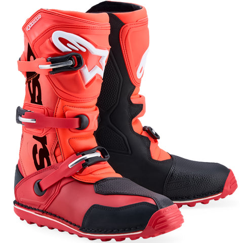 Alpinestars Tech T Boots Red Fluo Black Bright Red