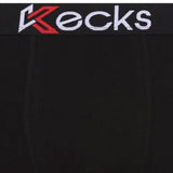 Kecks Mens Cotton Boxer Shorts Black