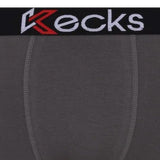 Kecks Mens Cotton Boxer Shorts Grey