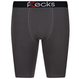 Kecks Mens Cotton Boxer Shorts Grey
