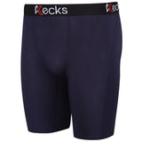 Kecks Mens Cotton Boxer Shorts Navy