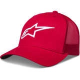Alpinestars Ageless Trucker Snapback Casual Cap - Red