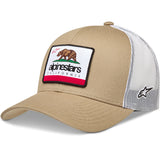Alpinestars Cali 2.0 Curved Bill Casual Cap - Khaki White