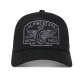 Alpinestars Heritage Patch Trucker Snapback Casual Cap - Black Grey