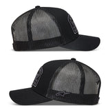 Alpinestars Heritage Patch Trucker Snapback Casual Cap - Black Grey
