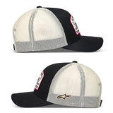 Alpinestars Heritage Patch Trucker Snapback Casual Cap - Black Natural