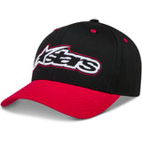 Alpinestars Retro Logo Snapback Cap - Black Red