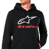 Alpinestar Ageless V3 Pullover Hoodie - Black White Red