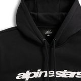 Alpinestar Race Wordmark Pullover Hoodie - Black White