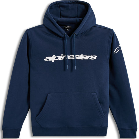 Alpinestar Race Wordmark Pullover Hoodie - Navy White