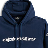 Alpinestar Race Wordmark Pullover Hoodie - Navy White