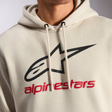 Alpinestar Ageless V3 Pullover Hoodie - Off White Black Red