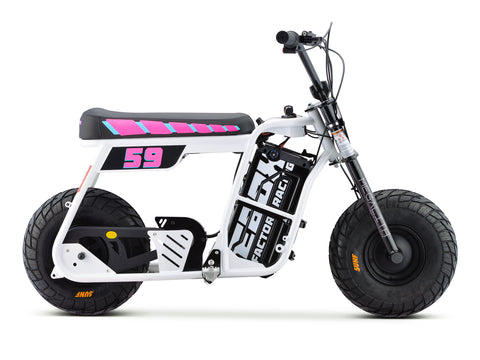 Stomp Ebox Dragster SM Electric Bike - White Pink