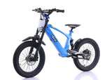 REVVI 18" ELECTRIC KIDS BIKE - BLUE