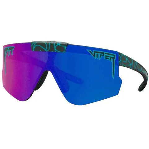 Pit Viper Flip-Offs Voltage Pink Purple Sunglasses