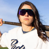 Pit Viper Flip-Offs Voltage Pink Purple Sunglasses