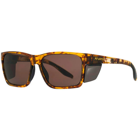 Pit Viper The Revlock Hawksbill HDPV Polarized Brown Sunglasses
