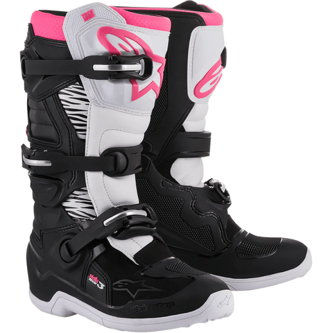 Alpinestars Women Stella Tech 3 Boots - Black White Pink